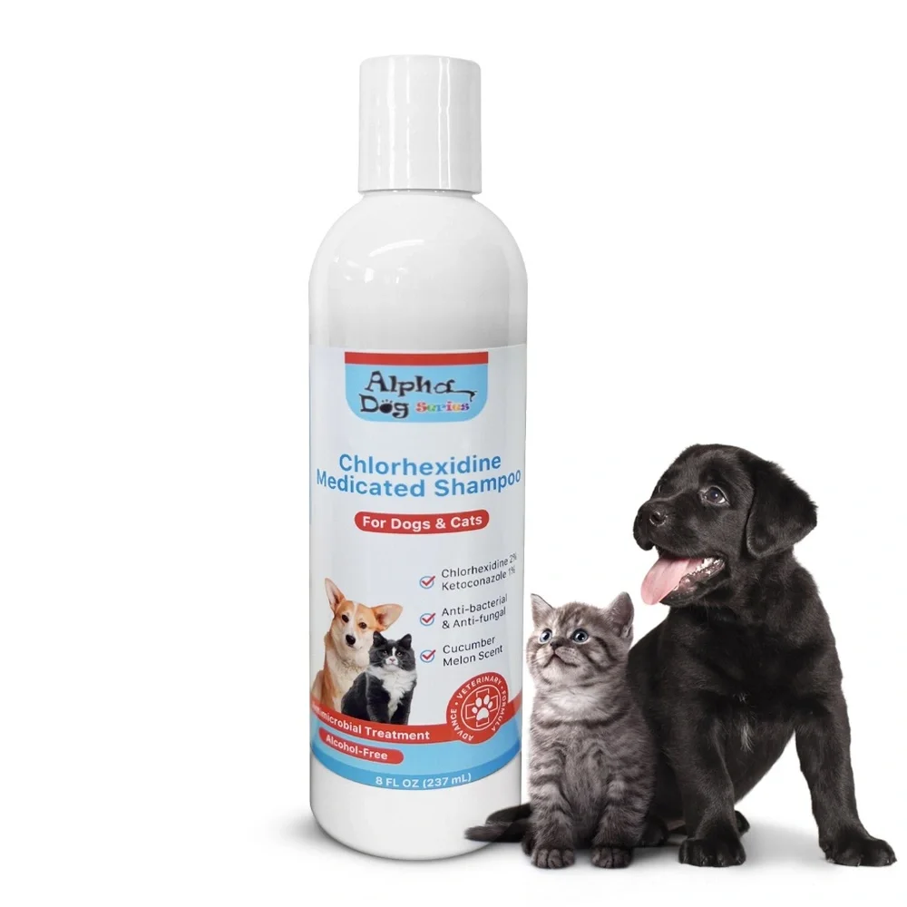 ALPHA DOG SERIES Chlorhexidine Ketoconazole Anti Itch Hot Spot Relief Shampoo